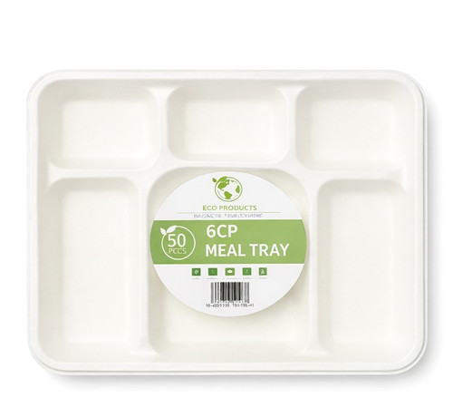 Compartment bagasse dinner - ,