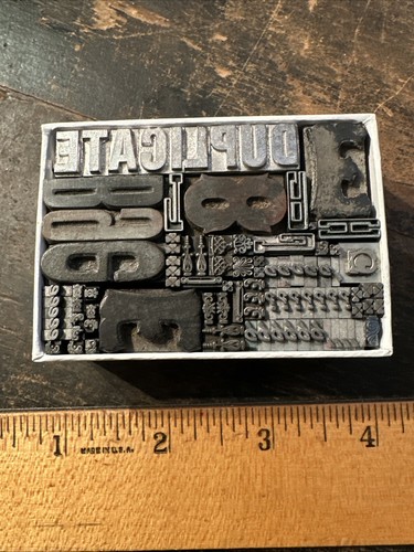 Printing blocks ornamental - “,