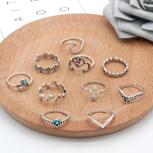 Set rings boho - rings,
