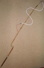 Victorian Dog Leg Holly Driving Carriage Whip - Hallmarked 1899 Silver & Lash