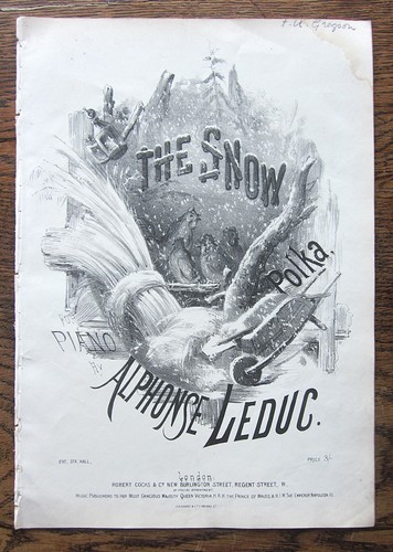 C1870 the snow polka victorian - the,