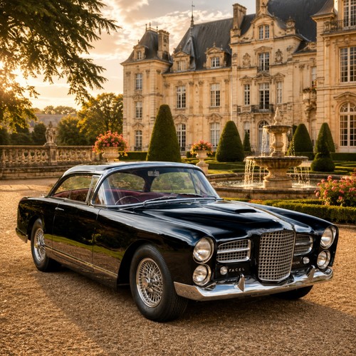 1959 facel vega hk500 wall - facel, art