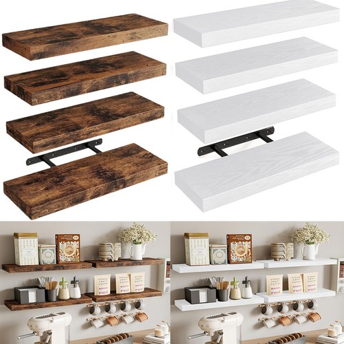 Set floating wall shelves - of,