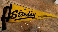 16" STARDAY FELT PENNANT FLAG - ROCKABILLY, HILLBILLY, COUNTRY  NEW