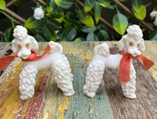 VINTAGE 60s DOGS Pair Of Chalk