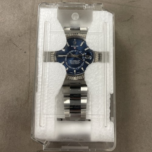 Plastic watch coffin storage