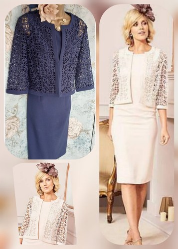Nightingales navy blue lace - navy,