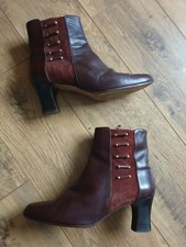 Marco Moreo Vintge Brown Steampunk Victorian Ankle Boots Quirky UK 5 1/2 EU 38.5