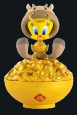 Looney Tunes Wealthy Tweety Pie Statue 20cm Soap Studio Figure