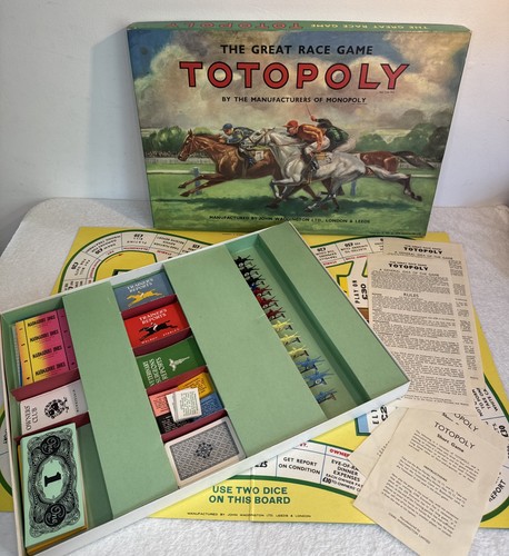 Totopoly vintage board game - totopoly,