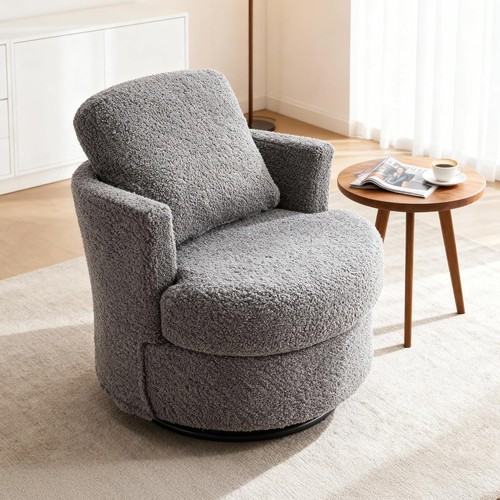 Grey teddy swivel cuddle - grey,