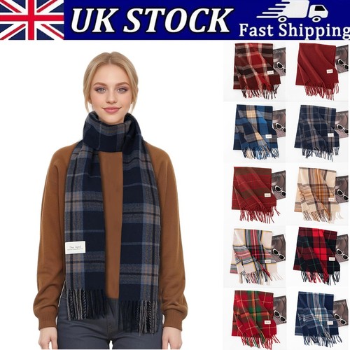 Winter scarves tartan style - winter,