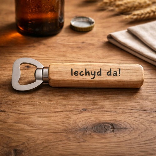 Iechyd welsh wooden - da!",