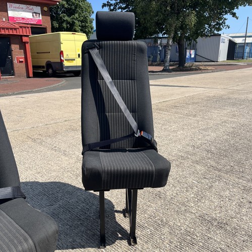 Single van seat with built - with,