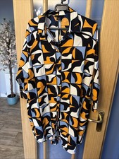 Monki Shirt Dress Abstract
