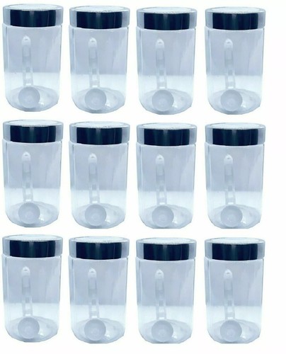 12x 1500ml jars plastic - 1500ml,