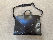 RADLEY SMART DARK BROWN LEATHER SHOULDER STRAP BRIEFCASE WORK HANDBAG ZZ