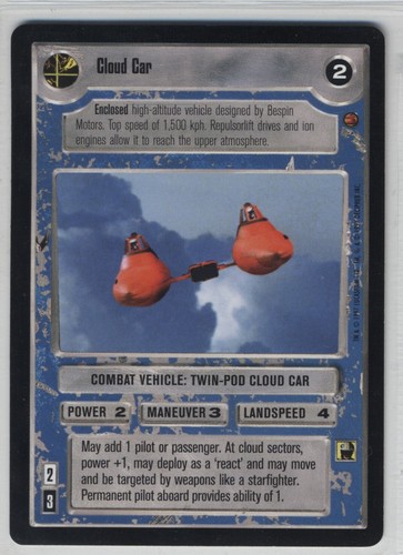 Star wars ccg cloud car - star,