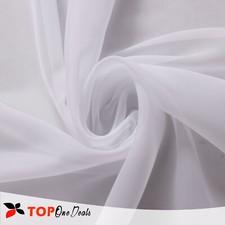White Voile Fabric by the