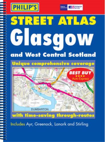 Philips street atlas glasgow - street,