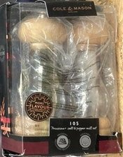 Cole & Mason 105 Salt and Pepper Grinder Set, Adjustable Precision+ Grind Mecha