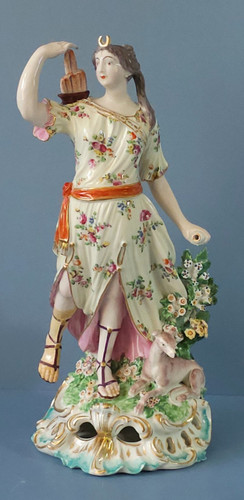 Antique early derby - , figurine