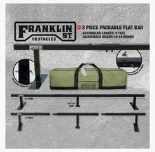 FRANKLIN ST. OBSTACLES PACKABLE FLAT BAR RAIL 9′ BLACK
