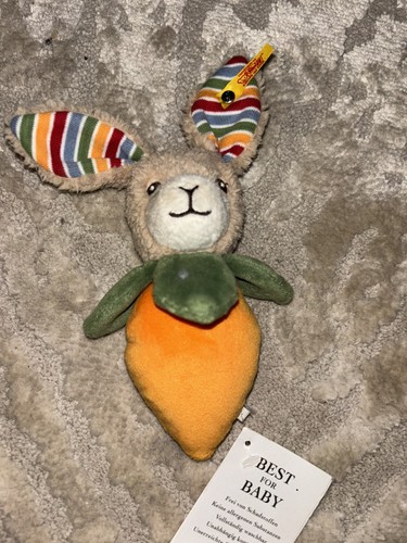 Small steiff bunny - small, carrot