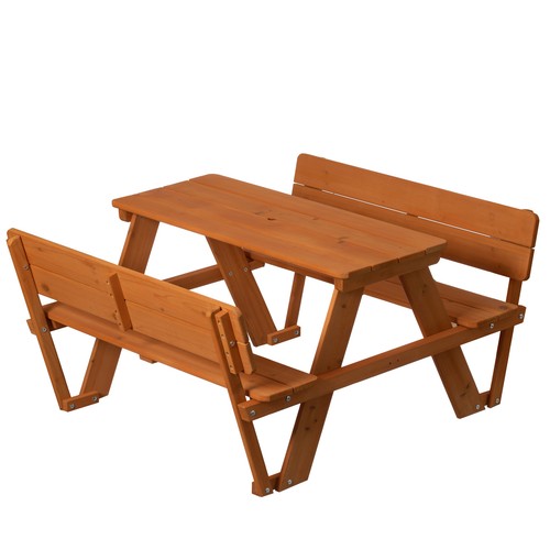 Wooden kids picnic table - wooden,