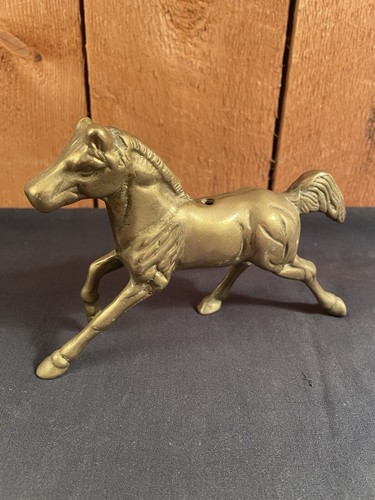 Antique gold pewter carousel - gold,