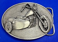 Harley Davidson Motorcycle United Sidecar Association 1983 Siskiyou Belt Buckle