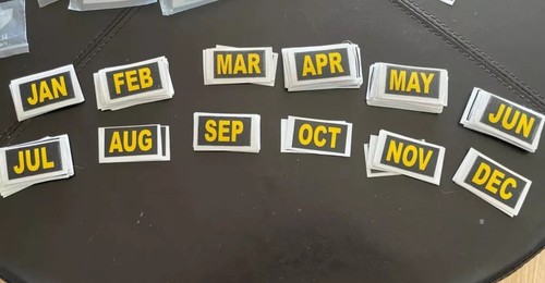 Single month dmv stickers - single,