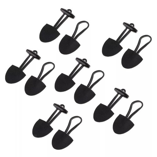Pairs leather horn - leather, toggle