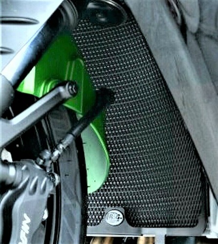 Racing black radiator - r&g,