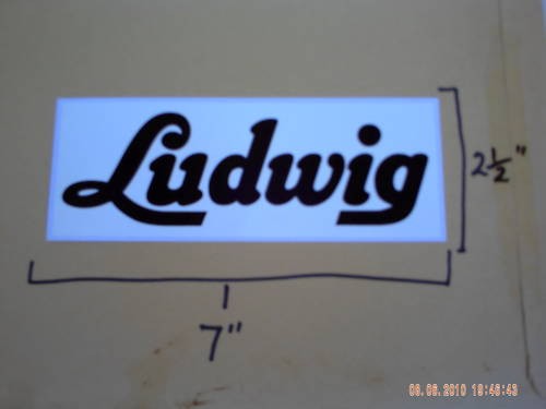 Ludwig type decals copies - ludwig, decals.
