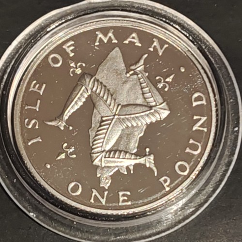1980 isle man 1 pound - 1980,