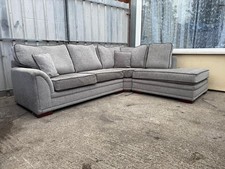 SCS Grey Corner Sofa Fabric