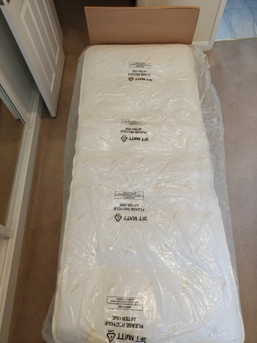 Single folding guest bed with - folding,