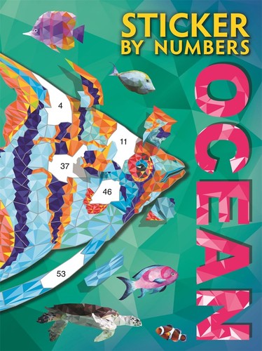 Sticker numbers ocean - by,