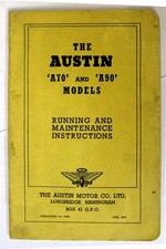 AUSTIN A70 A90 Car Owners