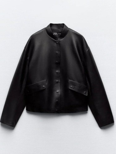 New zara black vegan - new,