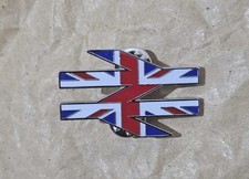 **LIMITED EDITION** BR Union Jack Double Arrows Butterfly Pin Train Badge