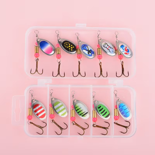 Quality metal spoons lures - metal,