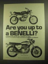 1972 Benelli 65CC Mini Enduro and 650CC Tornado Motorcycle Ad