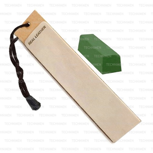 Leather strop chromium oxide - leather,