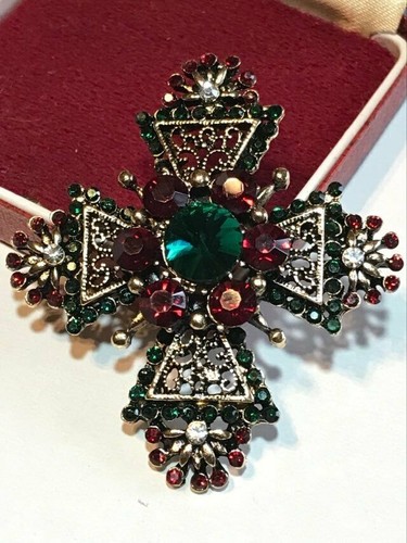 Vintage style red green - red, &