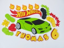 Hot Wheels Cake Topper -Edible