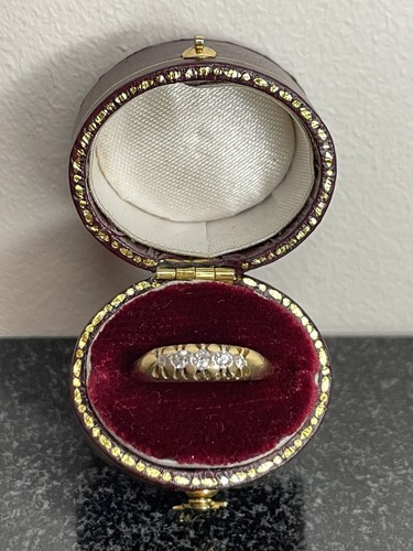 Diamond ring 18ct boat cut - diamond,