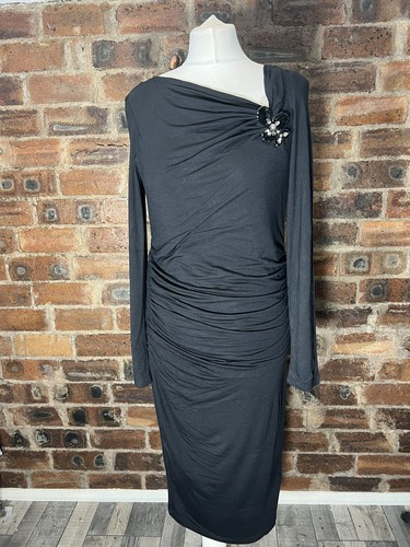 Damsel dress black - a, slinky