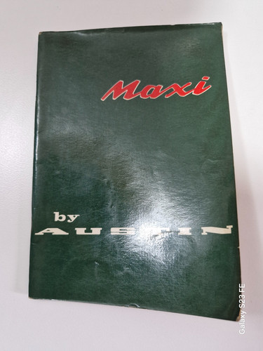 Austin maxi owners handbook - austin,